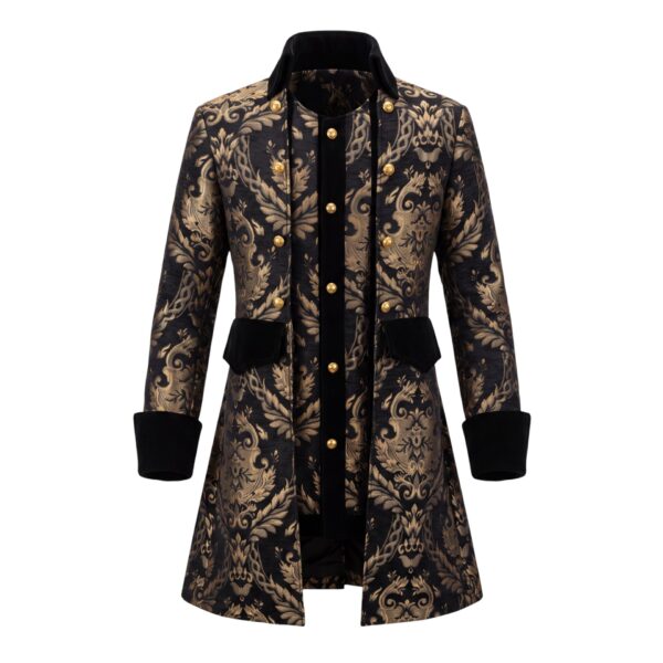 Pirate Jacquard Double Breast Coat