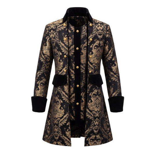 Pirate Jacquard Double Breast Coat