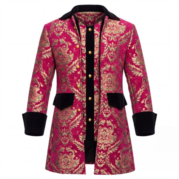 Pirate Jacquard Double Breast Coat