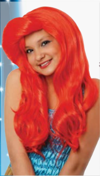 Wig Mermaid Red