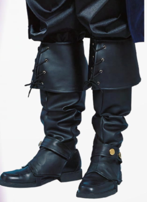 Boot Tops Dlx. Black