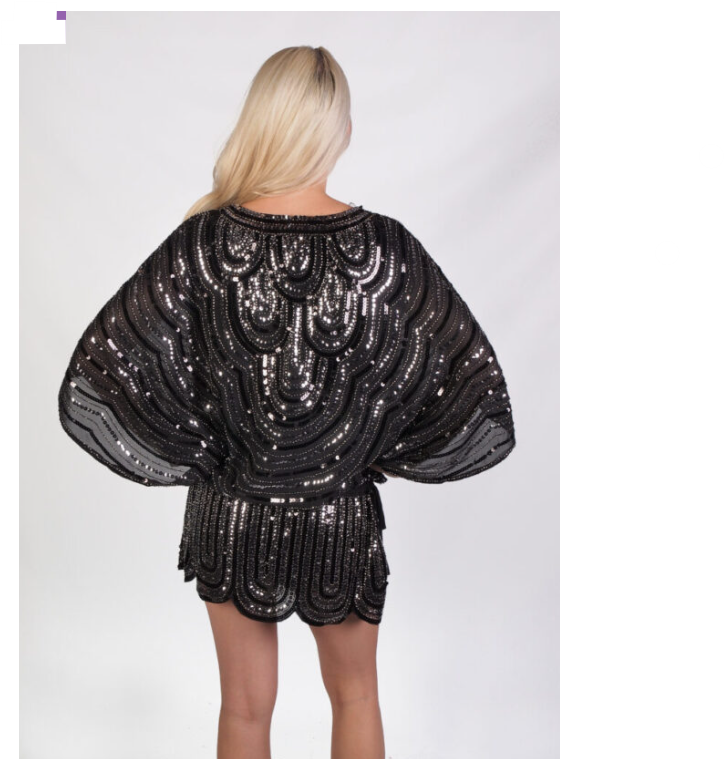 Beaded Dress Black