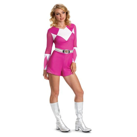 Pink Ranger Sassy Romper Adult