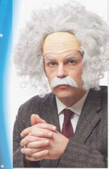 Genius Wig w/Moustache