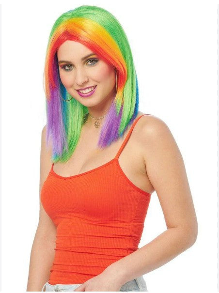 Wig Rainbow Unisex