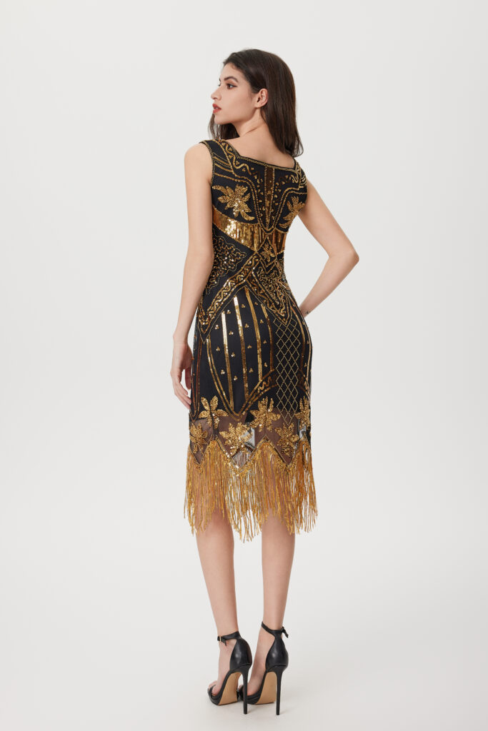 Retro Vintage Deco Dress