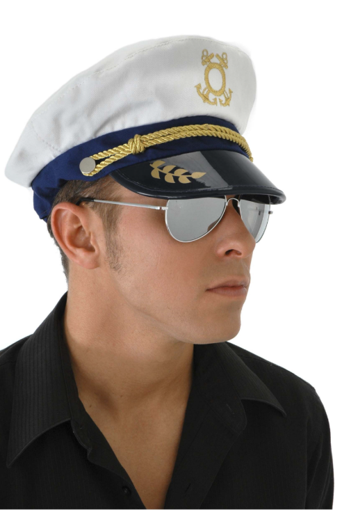 Mens Sailor Captain Hat