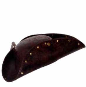 Studded Tri Corner Hat