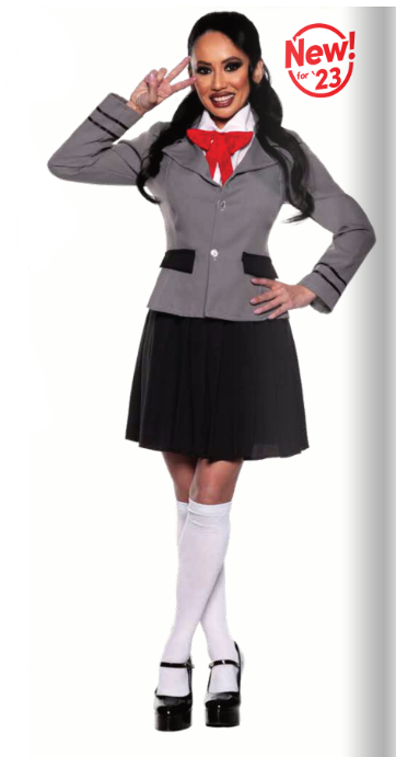 Anime Cosplay Schoolgirl