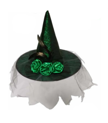 Witch Hat w/Roses