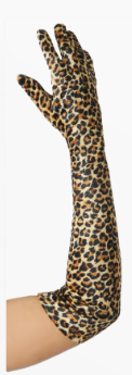 Glove Leopard Velour