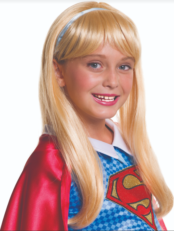 Supergirl Kids Wig