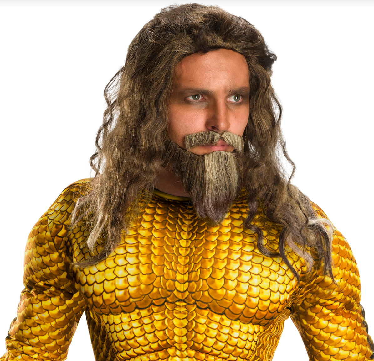 Aquaman Wig & Beard Set