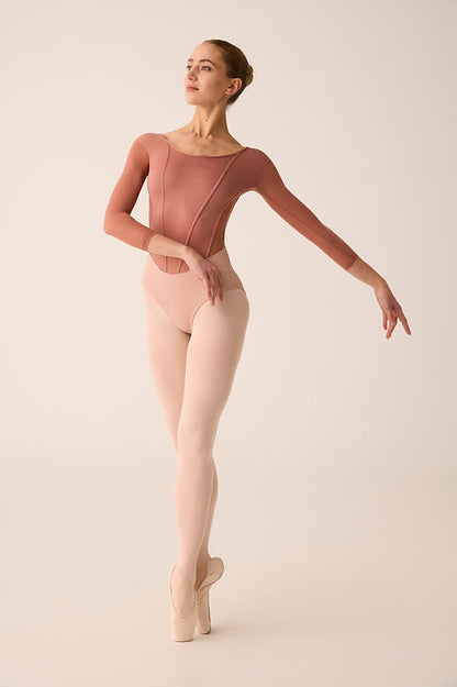 3/4 Sleeve Leotard with Bodice