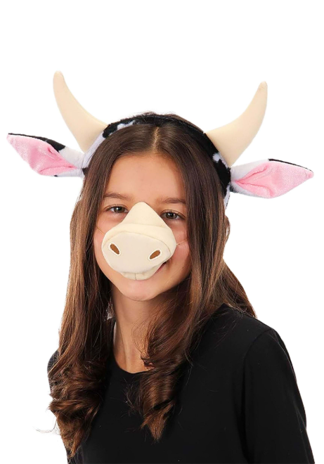Cow Ears and Tail Set