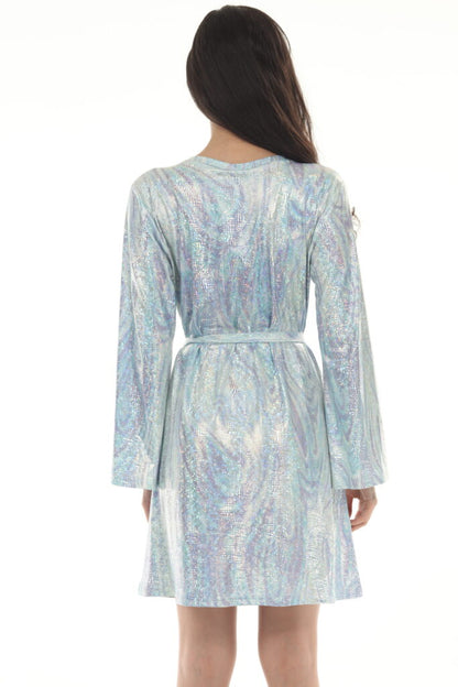 Metallic Swirl Hippie Dress