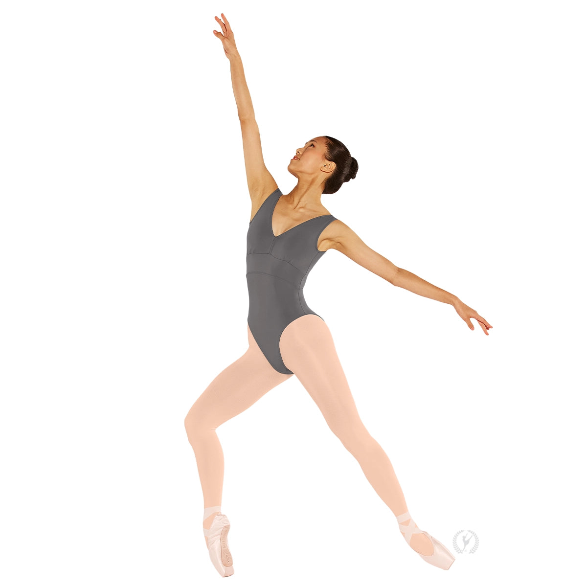 Microfiber V Front Tank Leotard