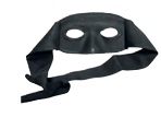Mask-Eye-Tie On Black