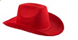 Hat Cowboy Fancy Velvet