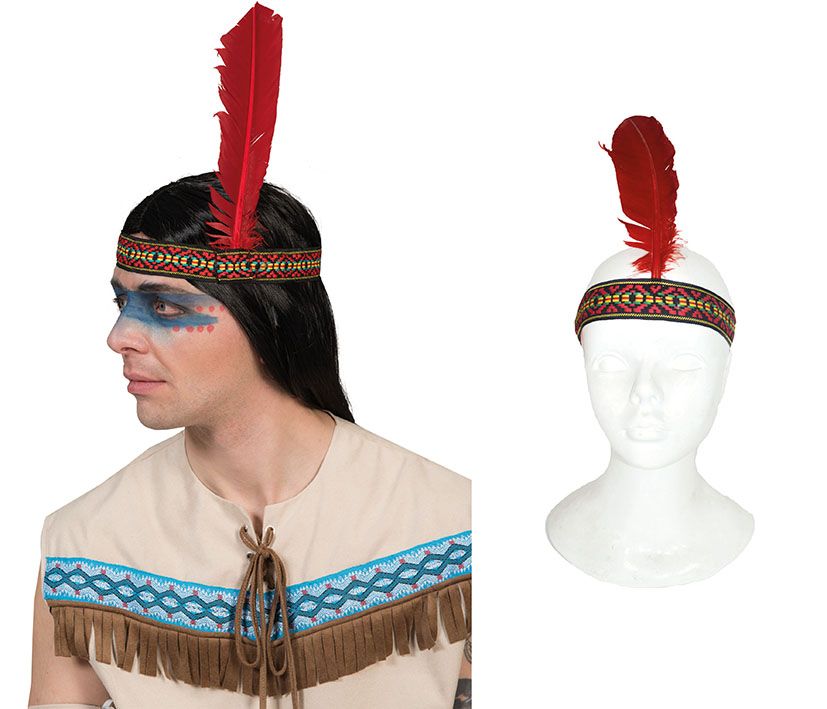 Headband-Native Inspired-Single Feather