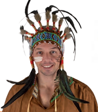 Headband w/Feather