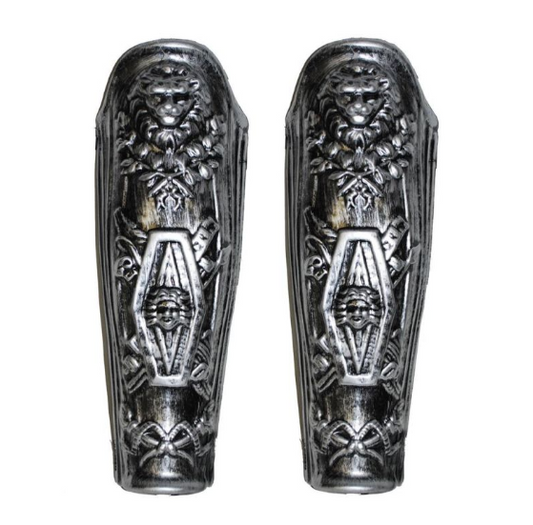 Armour-Leg-Slv/Blk-Ornate