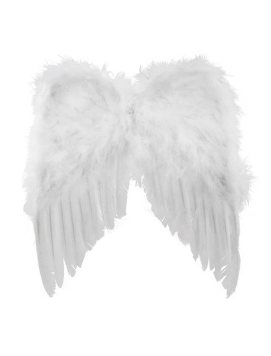 15.8"x 14.2"White Feather Wings