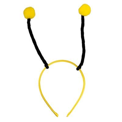 Headband-Boppers-Poms-Ylw