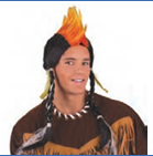 Wig Mohawk w/Braids