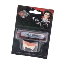 Vampire Teeth w/Blood