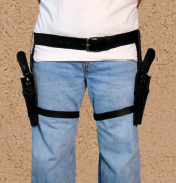 Leatherlike Belt and Hip Holster