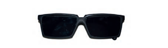 Glasses-Side Rearview Mirror