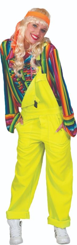 Bib Overalls Neon Yellow