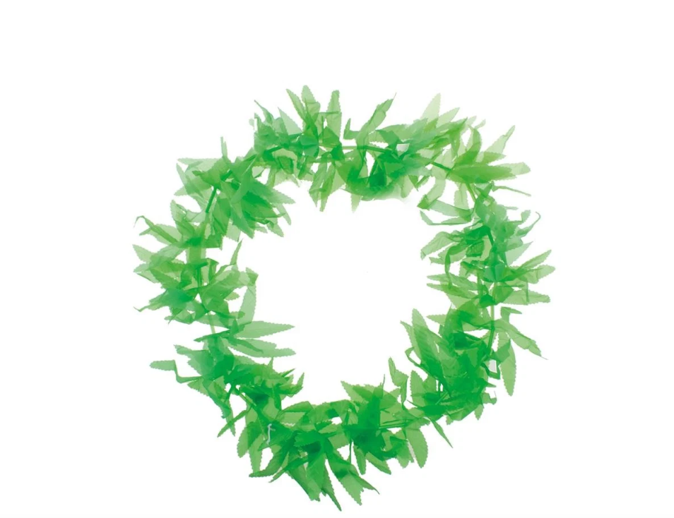 Necklace Green Leaves