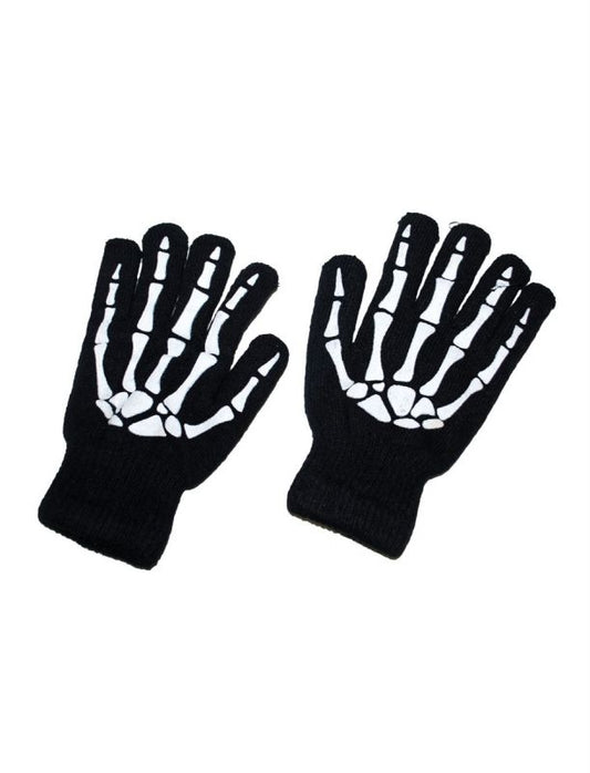 Short Skeleton Gloves