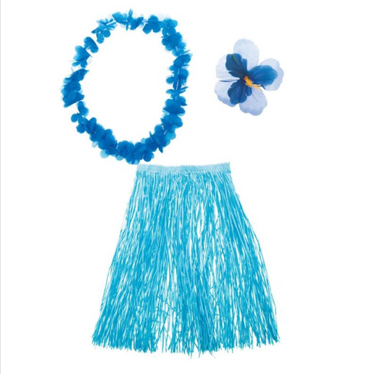 Skirt-Paper Raffia-Elastic Waist - Set