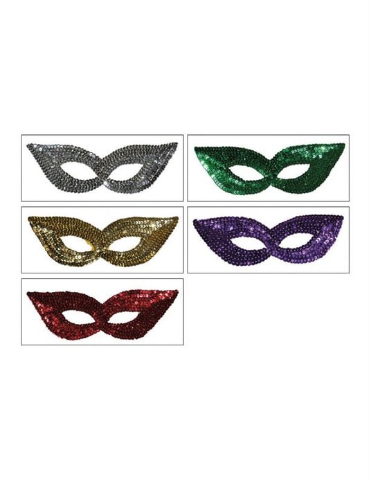 Wing Tip Sequin Eyemask