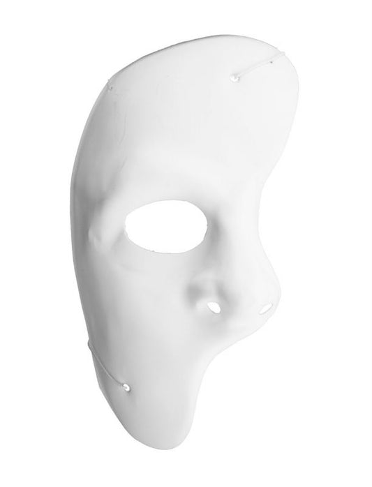 White half Mask