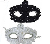 Mask-Fabric Flower & Jewel