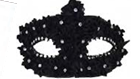 Mask-Fabric Flower & Jewel