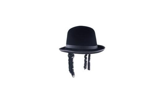 Hat-Jewish Bowler w/Hair