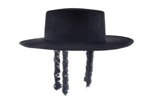 Hat-Jewish Bowler w/Hair