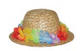 Hat Straw w/Flower