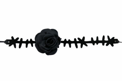 Black Thorn Rose Choker