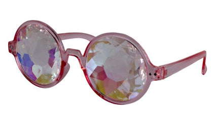 Kaleidoscope Glasses Blk, Round frame