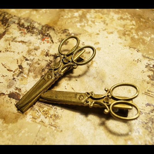 Steampunk Scissors Hair Accessory