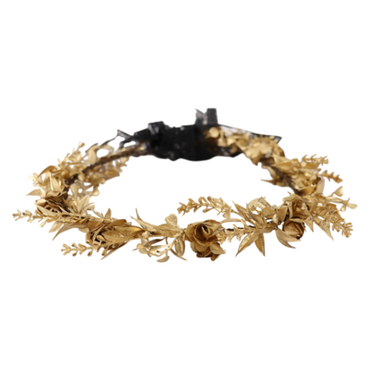 Goddess Floral Gold Crown
