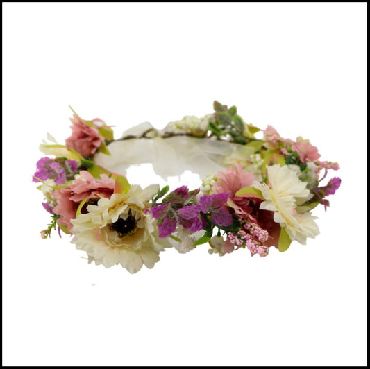 Daisy Flower Wreath