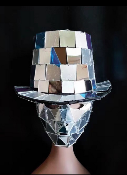 Mirror-Like Hat and Face Mask