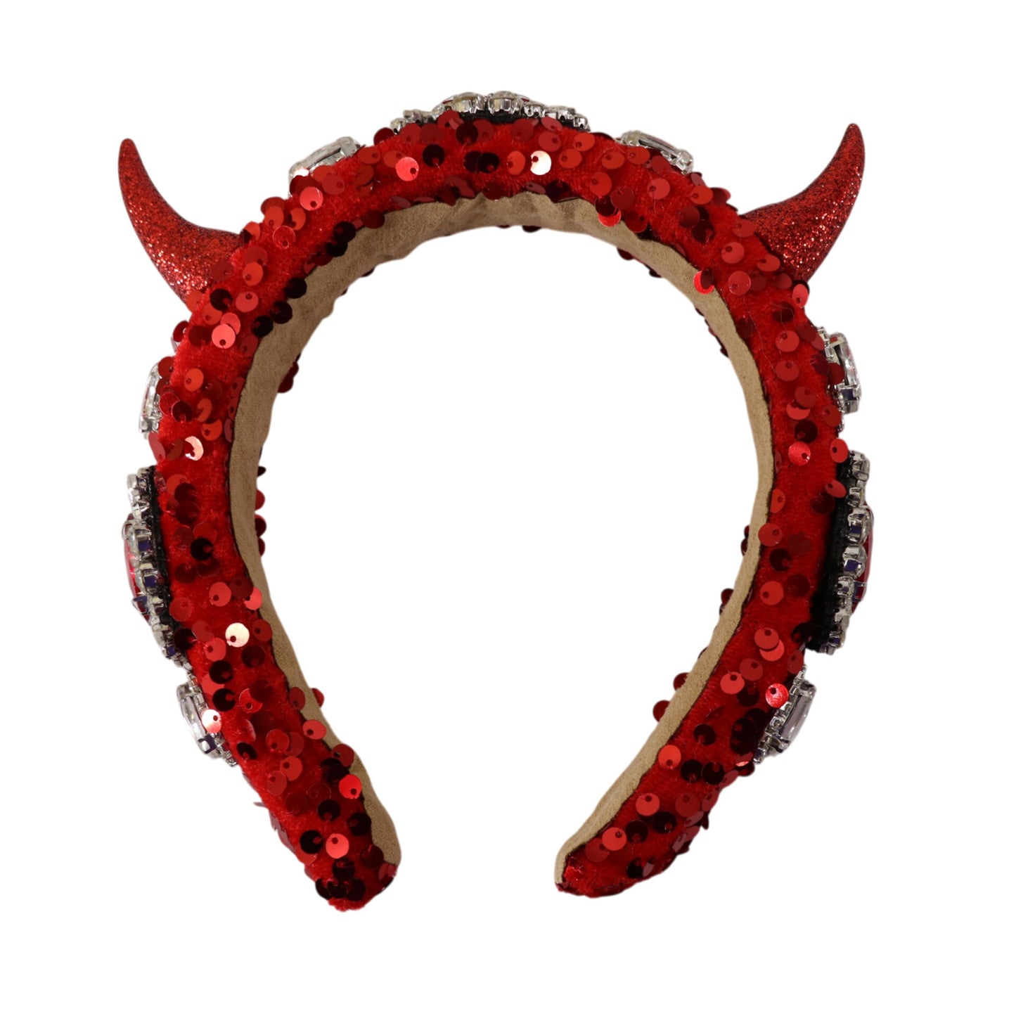Red Devil Gems Headband